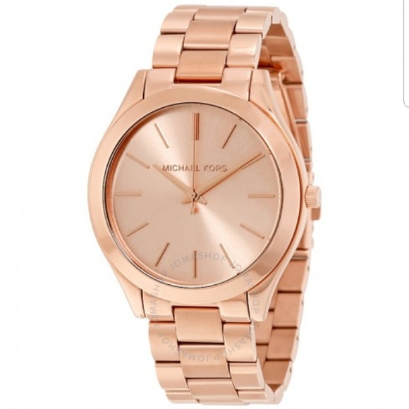 Michael Kors Accessories - Runway Rose Dial Rose Gold-tone Watch